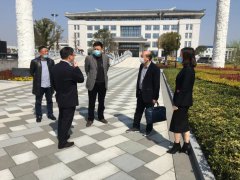 湖州市民政局副局长沈建军来ag真人国际调研生态葬
